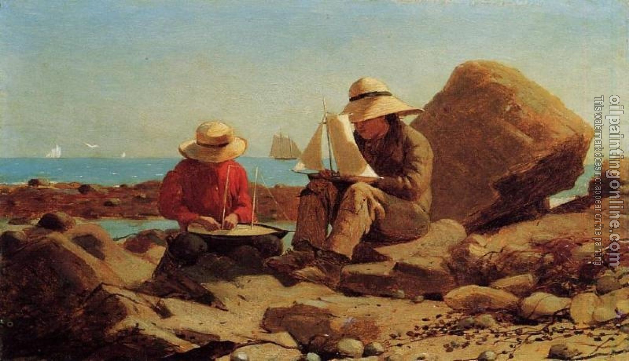 Homer, Winslow - The Boat Builders